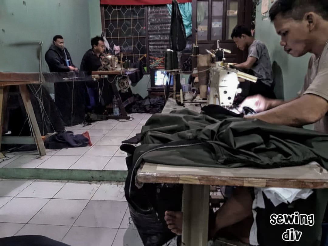 Produksi kemeja PDL di Konveksi HCK Bandung