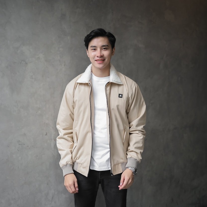 Jaket sherpa custom Bandung