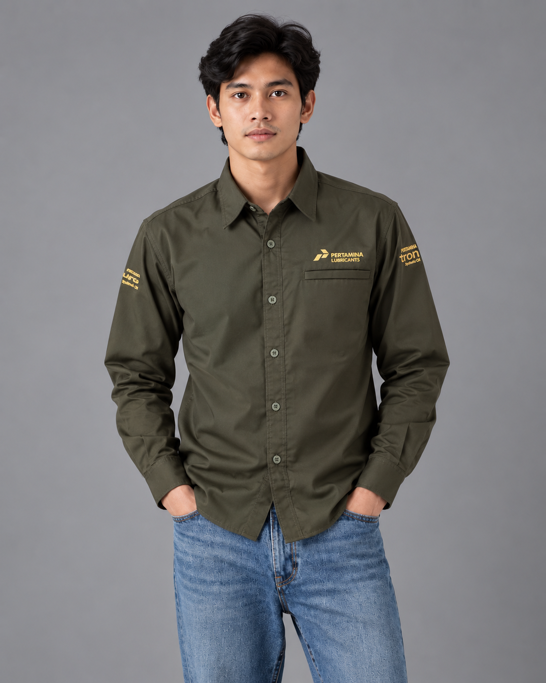 Kemeja PDH custom Konveksi HCK Bandung